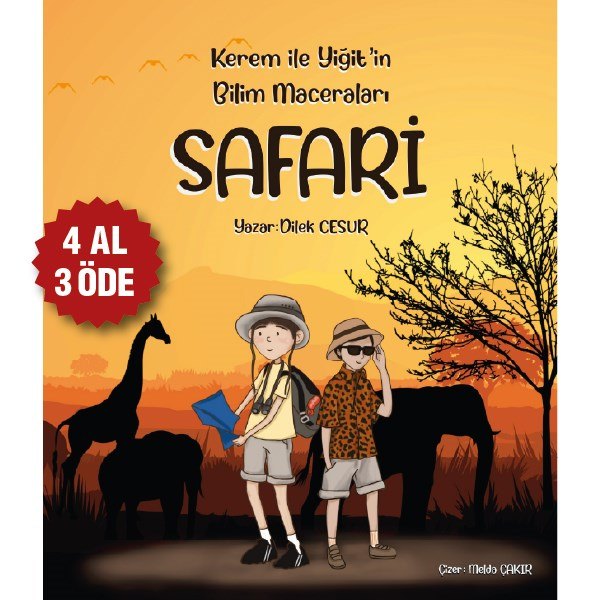 Kerem ve Yiğit'in Bilim Maceraları — Safari kitap kapağı