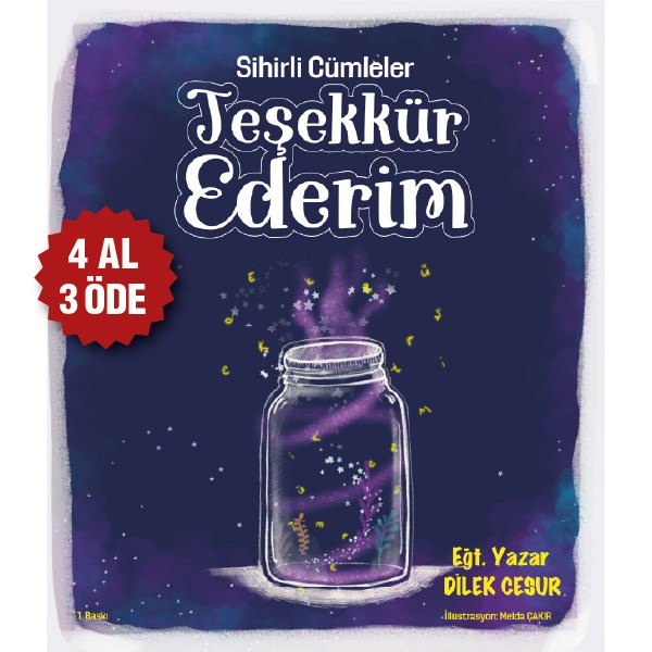 Sihirli Cümleler — Teşekkür Ederim kitap kapağı