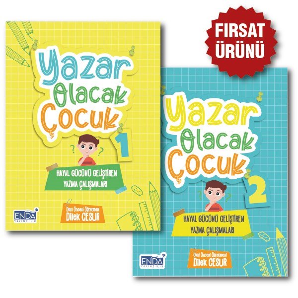 Yazar Olacak Çocuk — Yaratıcı Yazma Seti kitap kapağı